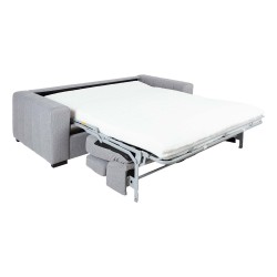 Sofa bed KINGSTON 3-seater 198x96xH76 94cm, grey