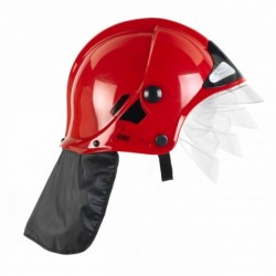 Klein Fireman Protective helmet with drop down glass