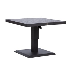 Laud TOMSON 85x85xH52-75cm, tumehall