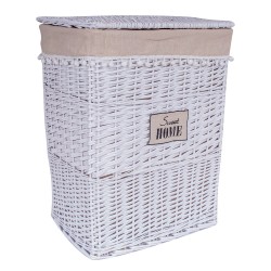 Laundry basket MAX 45x33xH59cm, white