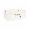 Wooden box HOME&GARDEN-2, M- 36x26xH18cm, white