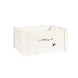 Деревянный ящик HOME&GARDEN-3, S- 31x21xH18см, белый