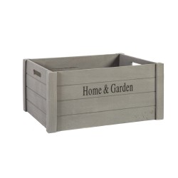 Деревянный ящик HOME&GARDEN-2, M- 36x26xH18см, серый