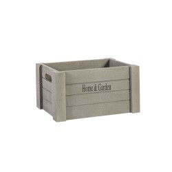 Wooden box HOME&GARDEN-4, XS- 26x16xH13cm, grey