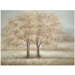 Масляная картина 90x120см, два дерева