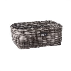 Basket RUBY-1, 44x33xH18cm, grey