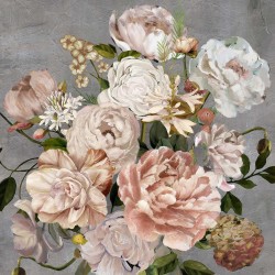 Oil painting 100x100cm, flowers