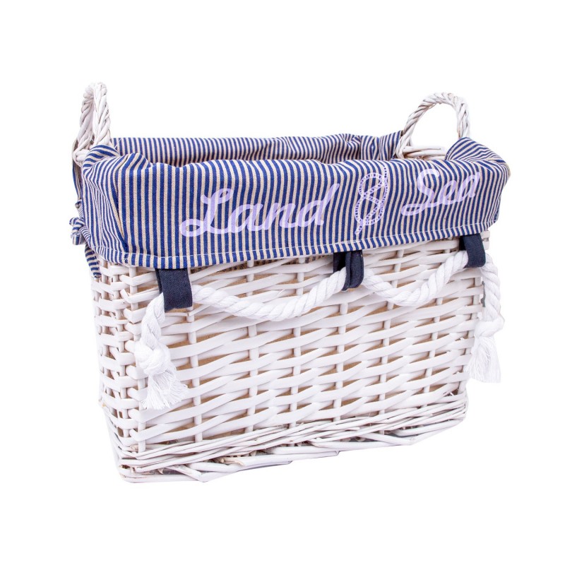 Basket WILLI SEA M 36x26xH26cm