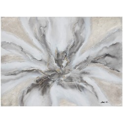 Oil painting 90x120cm, grey  beige 2