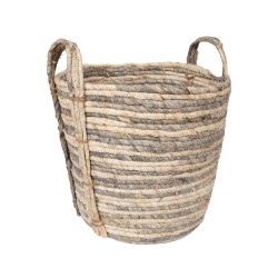 Basket MIAMI-1, D30xH29cm, grey