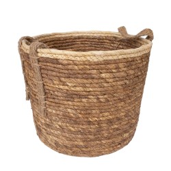 Basket BALI-2, D28xH24cm, natural
