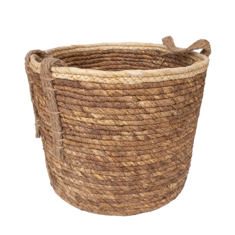 Basket BALI-2, D28xH24cm, natural