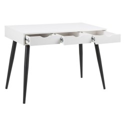 Desk NEPTUN 110x50xH77cm, white black