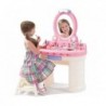 STEP2 Dressing table for a girl with a mirror with lighting White and pink