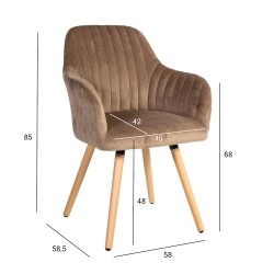Chair ARIEL brown