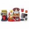 WOOPIE Fast Food XXL Shop Restaurant Cash register + Beverage Distributor