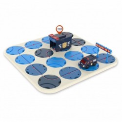 WOOPIE Interactive Car Track Police Puzzle + Electric Car 34 el.