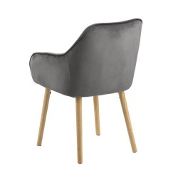 Chair BROOKE dark grey oak