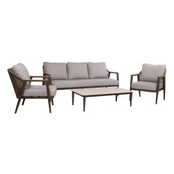 Garden furniture set DELIA table, sofa and 2 chairs