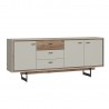 Cabinet RIVERO 206x40xH83cm, oak grey