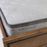Bed SANDRA 160x200cm, with mattress HARMONY DUO, light grey