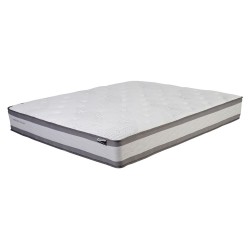 Bed CELINE 160x200cm, with mattress HARMONY DUO, greyish beige