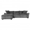 Corner sofa DIVI LC, grey