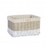 Basket MAX-3, 40x26xH24cm, grey white