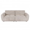 Diivan DAMALI 3-kohaline 224x96xH81cm, helepruun
