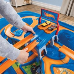 Step 2 Hot Wheels car track Canyon track with roller coaster