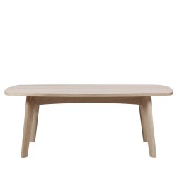 Придиванный столик MARTE 118x58xH49см, столешница и ножки  массив дерева шпон дуба