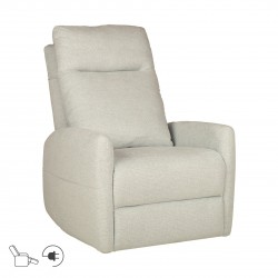 Tugitool KATY elektriline recliner massažifunktsiooniga 78x97xH100cm, sinakasvalge