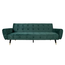 Sofa bed FALUN 214x83xH82cm, green velvet