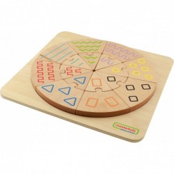 Sorting by touch and sight - Pattern Sorter Masterkidz Educational board