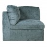 Modular sofa SAMOA 1-seater corner section, ocean green