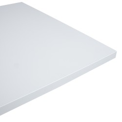 Table top ERGO 140x80cm white grey