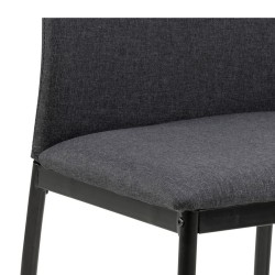 Dining chair DEMINA dark grey