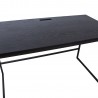 Desk HELENA 120x60xH75cm, black oak