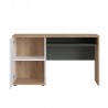 Desk TWENTY 130x50xH75cm, white grey