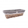 Basket WILLI GREY 34x14xH10cm