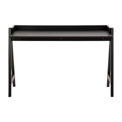 Desk MISO, 126x51xH80cm, black stained oak