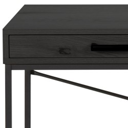Desk SEAFORD 110x45xH75cm, black