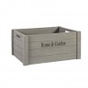 Wooden box HOME&GARDEN-2, M- 36x26xH18cm, grey