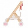 CLASSIC WORLD Wooden Stroller Stroller For Dolls with Bag for Accessories