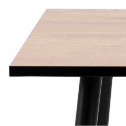 Dining table WILMA 80x80xH75cm, oak