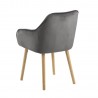 Chair BROOKE dark grey oak