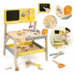 CLASSIC WORLD Wooden Tool Workshop with Chalk Board 27 el.
