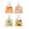 CLASSIC WORLD Wooden Sensory Educational Cube 6in1