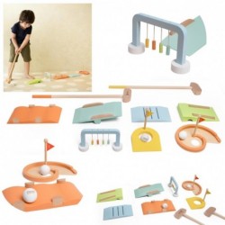 CLASSIC WORLD Wooden Golf Set Various Obstacles