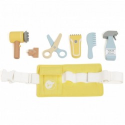 CLASSIC WORLD Small Barber Set Belt with Accessories 8 el.